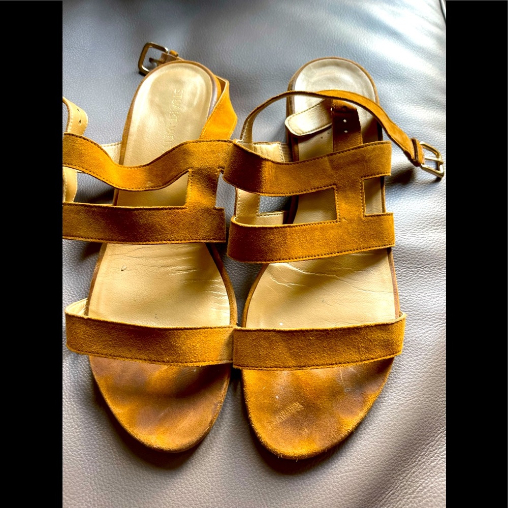 Suede tan color sandals